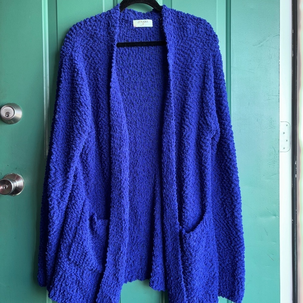 Zenana 1x long cardigan